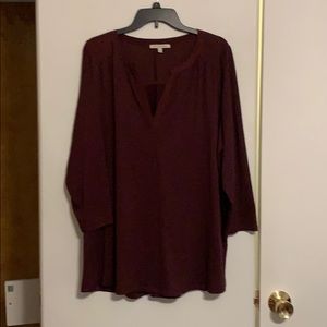 Tulla Mixed Material Knit Top